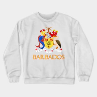 Barbados - Coat of Arms Design Crewneck Sweatshirt